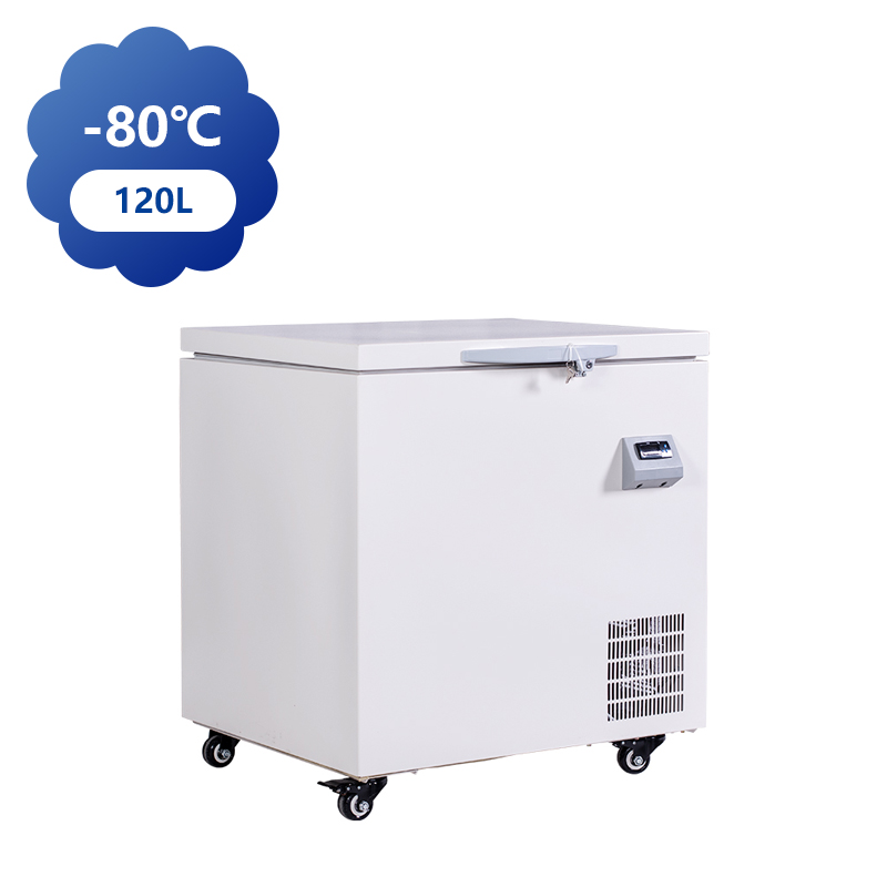 مجمدات طبية حيوية صغيرة سعة 120 لترًا -80 درجة مئوية مع ثبات فائق في درجة الحرارة